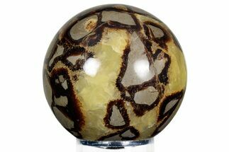 Polished Septarian Sphere - Madagascar #230389
