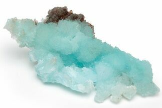 Sparkly, Sky-Blue Aragonite Aggregation - Wenshan Mine, China #218035