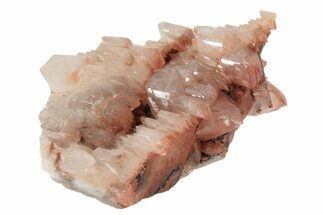 Pagoda Style Calcite Crystals on Calcite - Fluorescent! #215934