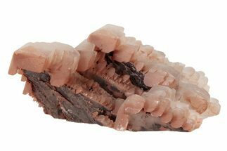 Pagoda Style Calcite Crystals on Calcite - Fluorescent! #215948
