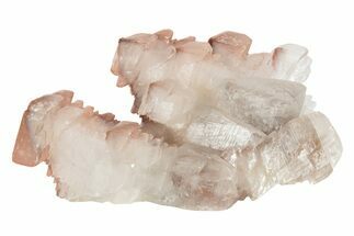 Pagoda Style Calcite Crystals on Calcite - Fluorescent! #215950