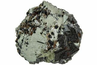 Gemmy Andradite Garnets On Feldspar - Pakistan #213415