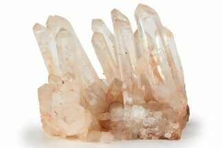 Tangerine Quartz Crystal Cluster - Madagascar #231335