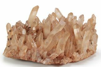 Tangerine Quartz Crystal Cluster - Madagascar #231359