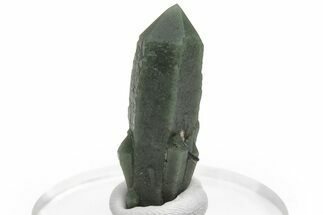 Green, Hedenbergite Included Quartz Cluster - Mongolia #231668