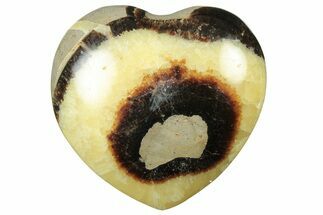 Polished Septarian Heart - Madagascar #205179