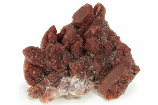 Natural, Red Quartz Crystal Cluster - Morocco #233468