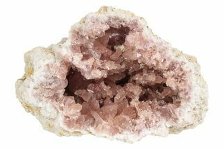 Sparkly, Pink Amethyst Geode Half - Argentina #235159