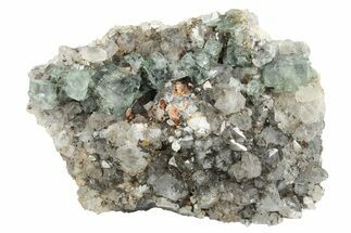 Fluorescent Green Fluorite Cluster - Lady Annabella Mine, England #235372