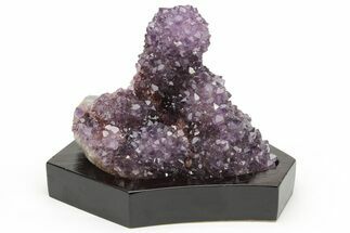Amethyst Stalactite Formation With Wood Base - Uruguay #236945