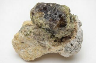 Lustrous Vesuvianite Crystal in Matrix - Kayes Region, Mali #216840