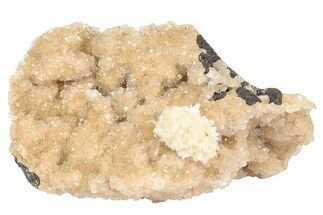 Thomsonite (Zeolite) on Sparkling Heulandite - Maharashtra, India #238478