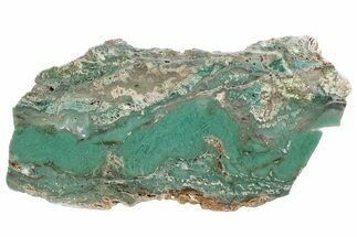 Polished Green Magneprase Slab - Western Australia #239989