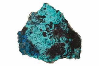 Colorful Chrysocolla and Shattuckite Slab - Mexico #240603