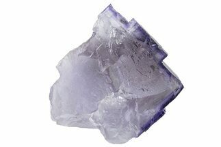 Purple Cubic Fluorite Crystal w/ Pyrite Inclusions - Cave-In-Rock #240796