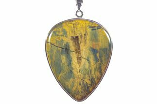 Blue Tiger's Eye Pendant (Necklace) - Sterling Silver #241267