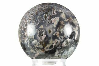 Polished Cosmic Jasper Sphere - Madagascar #241852
