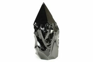 Free-Standing Polished Obsidian Point - Mexico #242430