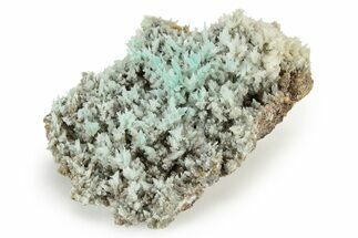 White and Teal Aragonite Formation - Pilhuatepec, Mexico #242660