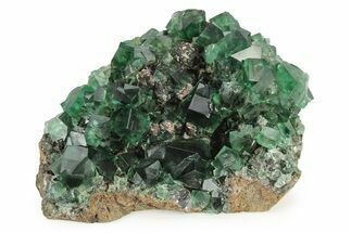 Fluorescent Green Fluorite Cluster - Rogerley Mine, England #243211