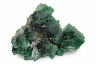 Fluorescent Green Fluorite Cluster - Rogerley Mine, England #243210