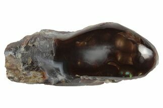 Polished Fire Agate - Calvillo Mines, Mexico #243234