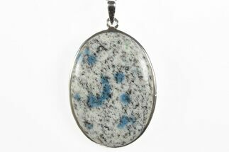 Polished K Granite Pendant (Necklace) - Sterling Silver #244055