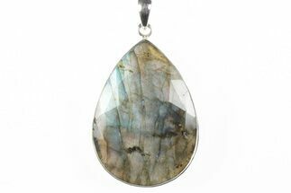 Brilliant, Labradorite Pendant (Necklace) - Sterling Silver #243992