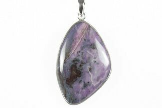 Polished Sugilite Pendant (Necklace) - Sterling Silver #244015