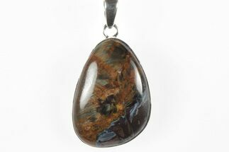 Chatoyant Pietersite Pendant (Necklace) - Sterling Silver #243971