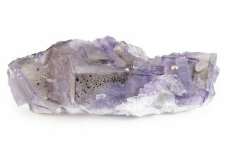 Purple Cubic Fluorite With Fluorescent Phantoms - Cave-In-Rock #244264