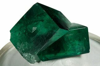 Fluorescent Green Fluorite Twins - Rogerley Mine, England #244512