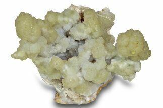 Yellow-Green Chalcedony Stalactite Formation - India #244486
