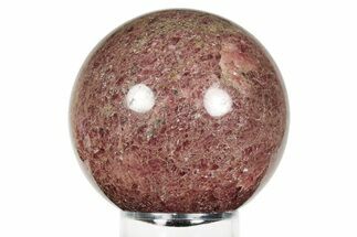 Polished Rhodonite Sphere - Madagascar #245339