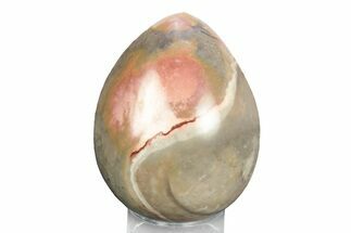 Polished Polychrome Jasper Egg - Madagascar #245711