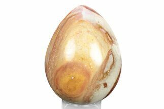 Polished Polychrome Jasper Egg - Madagascar #245715