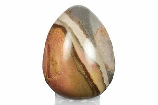 Polished Polychrome Jasper Egg - Madagascar #245725