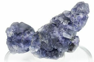 Purple Cube-Dodecahedron Fluorite Cluster - China #246510