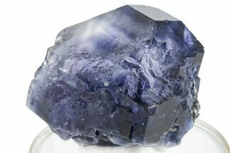 Purple Cube-Dodecahedron Fluorite Crystal - China #246514