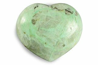 Polished Garnierite Heart - Madagascar #246704