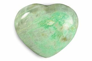 Polished Garnierite Heart - Madagascar #246723
