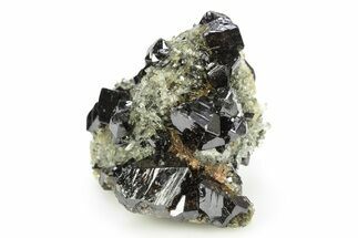 Gemmy Cassiterite Crystals on Quartz - Viloco Mine, Bolivia #246682