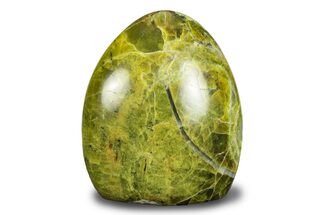 Polished, Free-Standing Green Pistachio Opal - Madagascar #247439