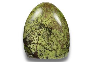 Polished, Free-Standing Green Pistachio Opal - Madagascar #247449