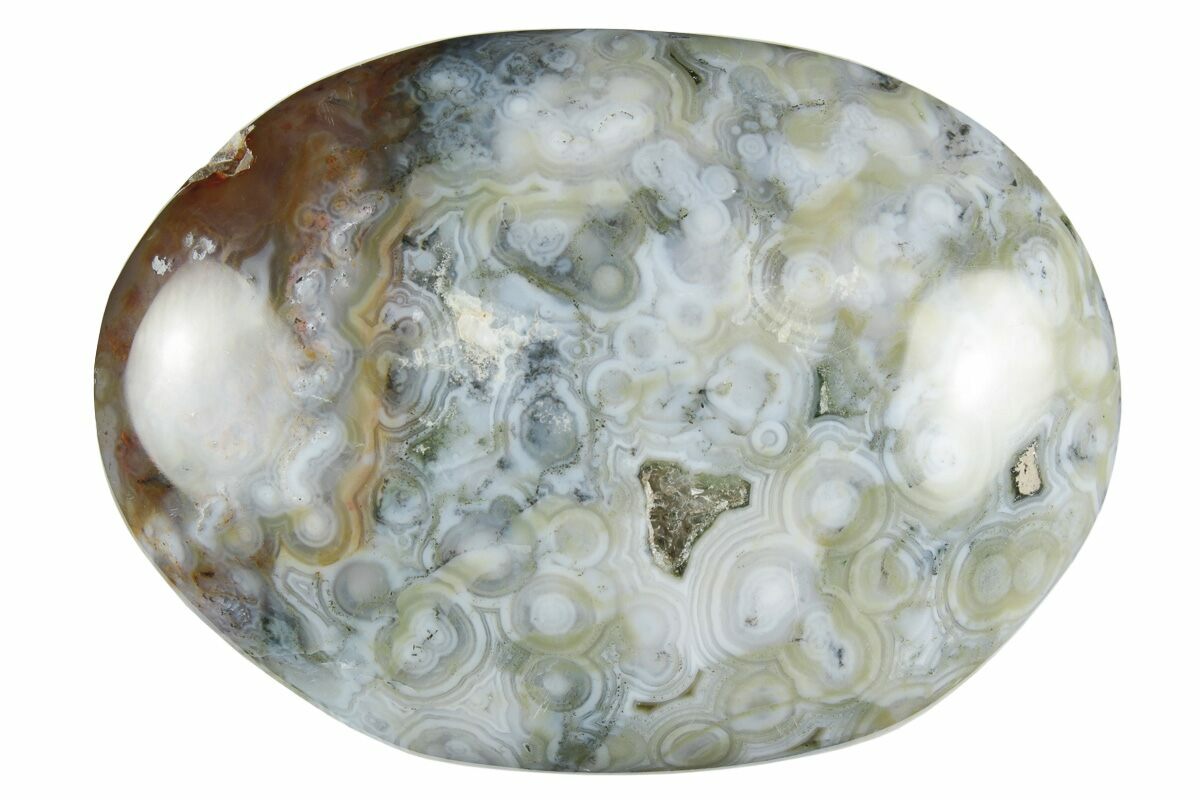 2.6" Polished Ocean Jasper Stone New Deposit (248143) For Sale