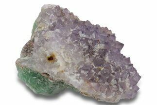 Amethyst Crystals on Fluorite - Nancy Hanks Mine, Colorado #247575