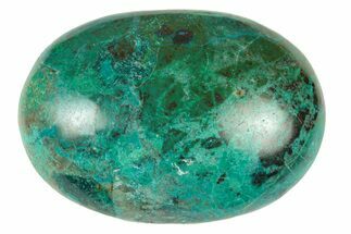 Polished Chrysocolla and Malachite Stone - Peru #250341