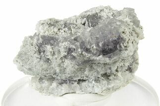 Purple Fluorite with Quartz - Peru #250287