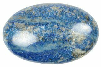 Polished Lapis Lazuli Palm Stone - Pakistan #250648