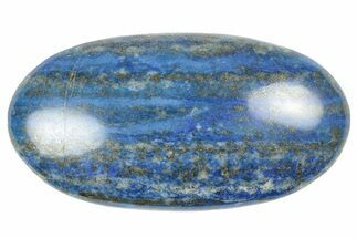 Polished Lapis Lazuli Palm Stone - Pakistan #250652
